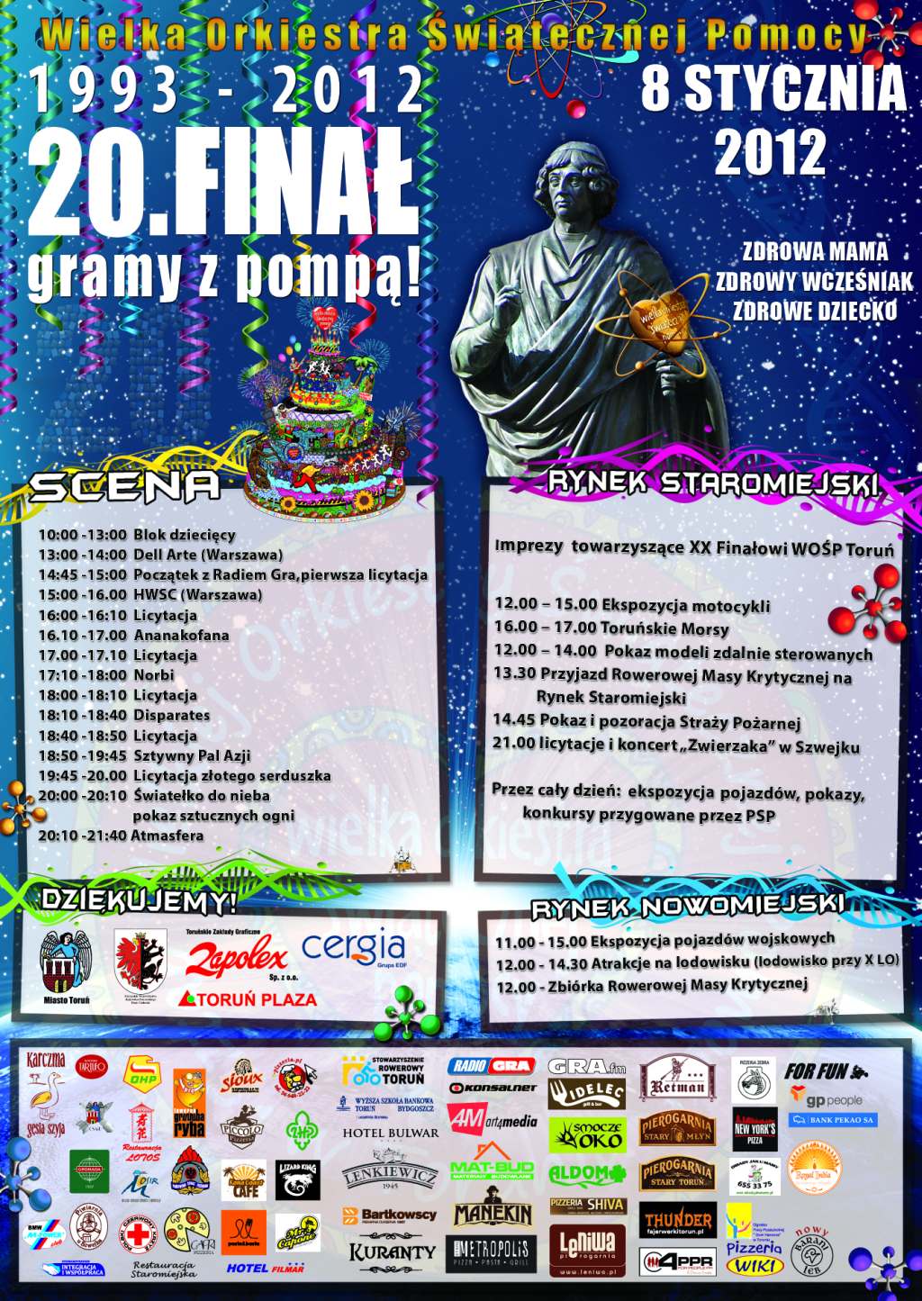 Wielka Orkiestra Świątecznej Pomocy 2012 Toruń